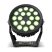 Cameo Light LED FLAT PRO PAR 18 G2 – 18x10 wattos RGBWA LED, kültéri spotlámpa fekete házban