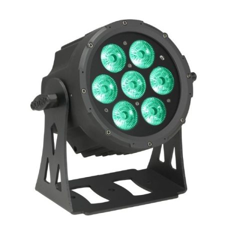 Cameo Light LED FLAT PRO PAR CAN 7 – 7x10 wattos RGBWA LED, lapos fekete házban