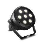   Cameo Light LED Root Par TW – 7 x 4 W, szabályozható színhőmérsékletű fehér LED, Par spotlámpa, fekete