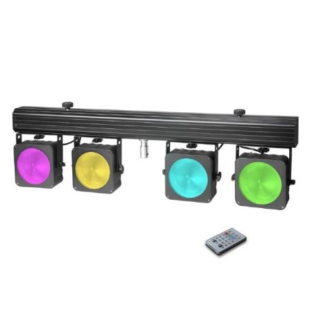 Cameo Light LED reflektor készlet – 4x30 W-os RGB COB LED rendszer szállítótáskával
