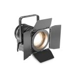   Cameo Light LED színházi spotlámpa Fresner lencsével – 100 W-os melegfehér LED-del, kézi zoommal, fekete házban