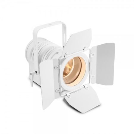 Cameo Light LED színházi spotlámpa PC lencsével – 40 W-os melegfehér LED-del, kézi zoommal, fehér házban