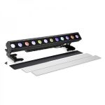   Cameo Light LED PIXBAR IP65 reflektor – professzionális 12x12 W-os RGBWA+UV LED sor, fekete, kültéri (IP65)