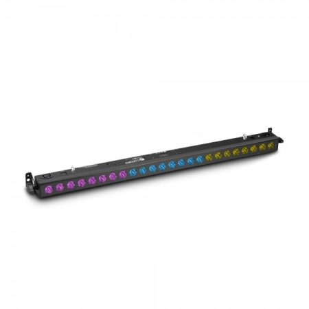 Cameo Light LED TRIBAR reflektor – 24x3 W-os TRI LED sor (RGB), infra távirányítóval, fekete házban