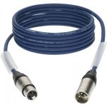   Klotz AES/EBU, DMX/mikrofonkábel, 1 m – Klotz XLR3M - XLR3F csatlakozók + robusztus, dupla árnyékolású OT206 kék digitális kábel