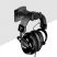 Gravity fejhallgató-tartó – falra, bútorra szerelhető, fekete