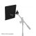 Gravity kottaállvány – mikrofonállványra szerelhető teli pult, fekete