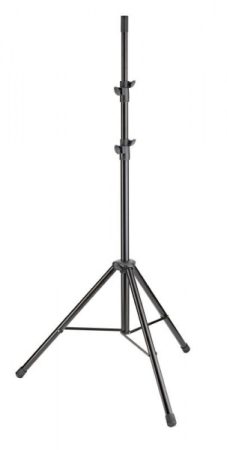 König & Meyer világításállvány, hangfalállvány – 3,1 m magas, 3 részből álló szárral, állítható magassággal, fekete