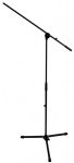   König & Meyer mikrofonállvány gémes, hosszú, összecsukható lábbal, fém alappal, fekete KM-25400-300-55