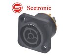   Seetronic SAC3FPX Powerkon aljzat, 3 pólusú, kimeneti, IP65