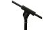 Voice Kraft V-MS009 Alacsony mikrofon állvány(50 cm), teleszkópos gémmel, fekete