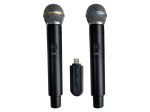   Voice Kraft VK-BT vezeték nélküli USB Mikrofon szett VK4 és VK6 Powermixer TARTOZÉK 