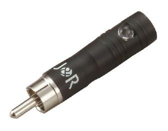 WorldMix Tű LED-világítás fekete házas RCA-ba épített 1 LED, 3V / 20 mA
